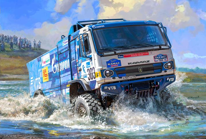 Image du produit Zvezda 1/72 Truck KAMAZ-43509 Kamaz-Master (12/23) *
