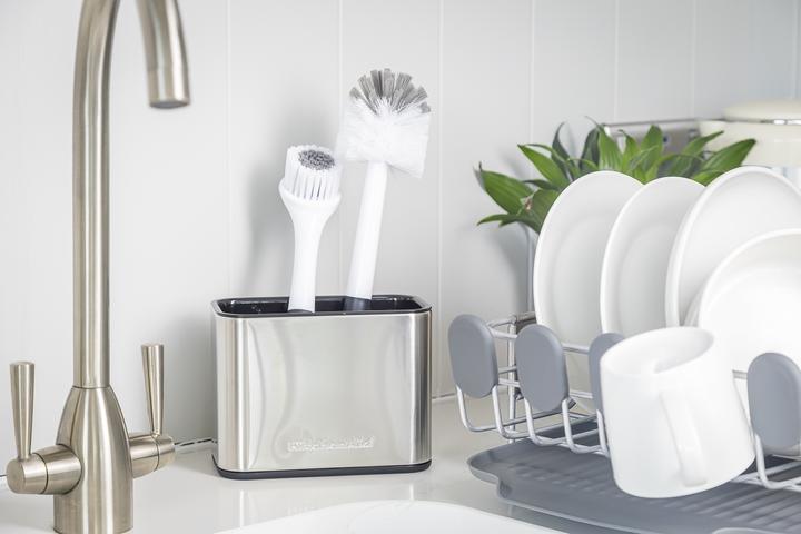 Actual product image KitchenAid Ka Stainless Steel Sink Brush Caddy