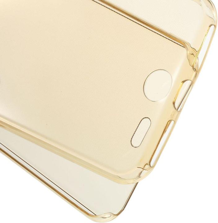Produktbild König Design Apple iPhone 7 Plus Full Body 360 Silikon Schutzhülle Handyhülle Case Hülle Gold (Apple iPhone 7 Plus)