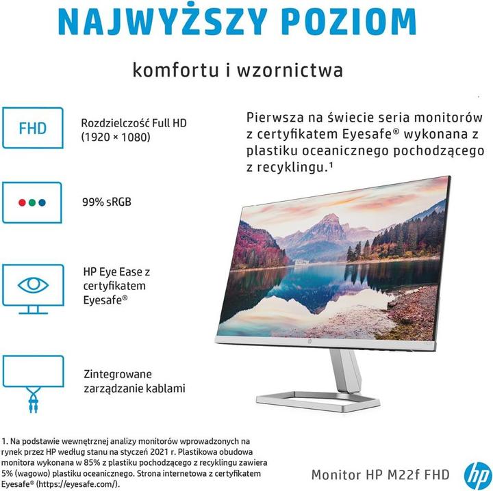 Image du produit HP M22f (1920 x 1080 pixels, 21.50")