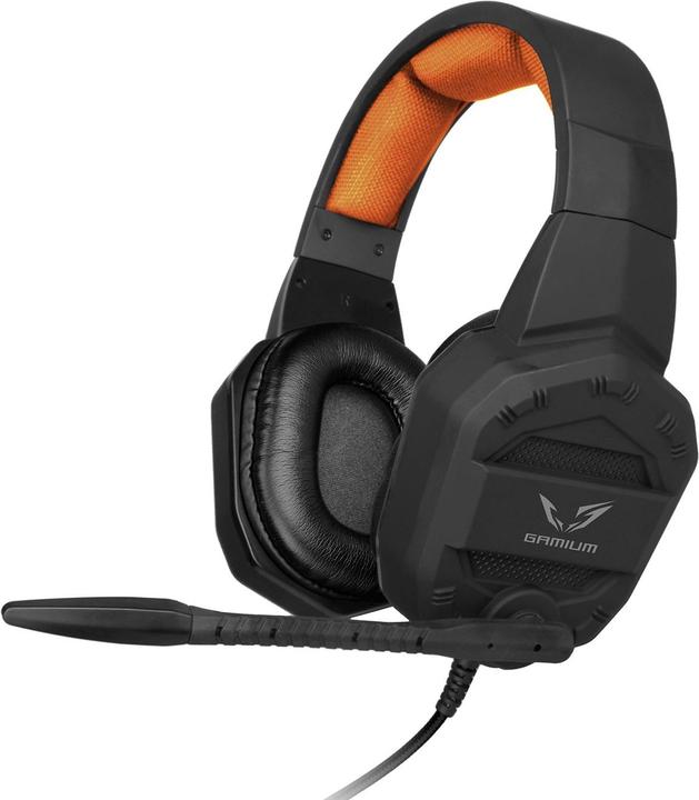 Gamium Casque Gamer filaire sortie 2 jack Surround virtuel 7.1 + micro + adaptateur 2 j (Filaire)