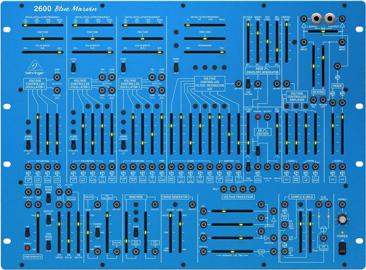 Nutritional values and ingredients No Name Behringer 2600 BLUE MARVIN Syntezator analogowy
