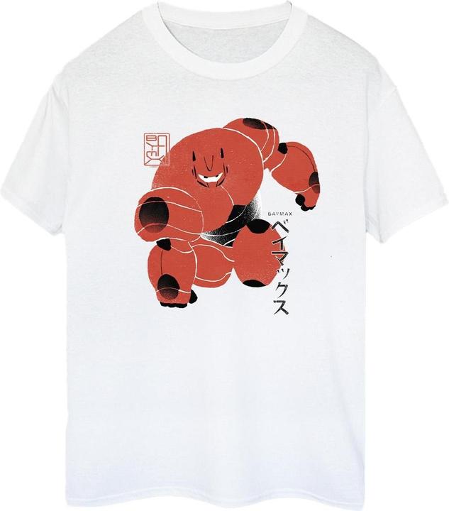 Actual product image Disney Womens/Ladies Big Hero 6 Baymax Suite Pose Cotton Boyfriend T-Shirt (S)