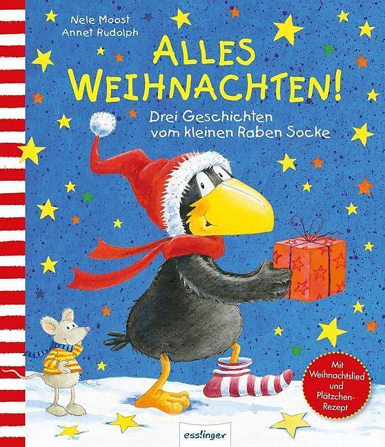 Actual product image The Little Raven Sock: All Christmas! (German, Nele Moost)