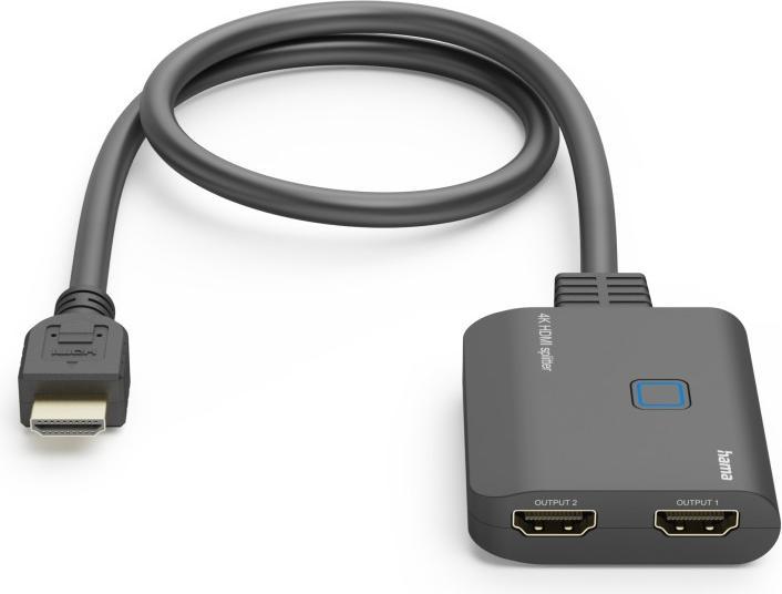 Actual product image Hama 4K HDMI™ splitter, 1 In 2 Out