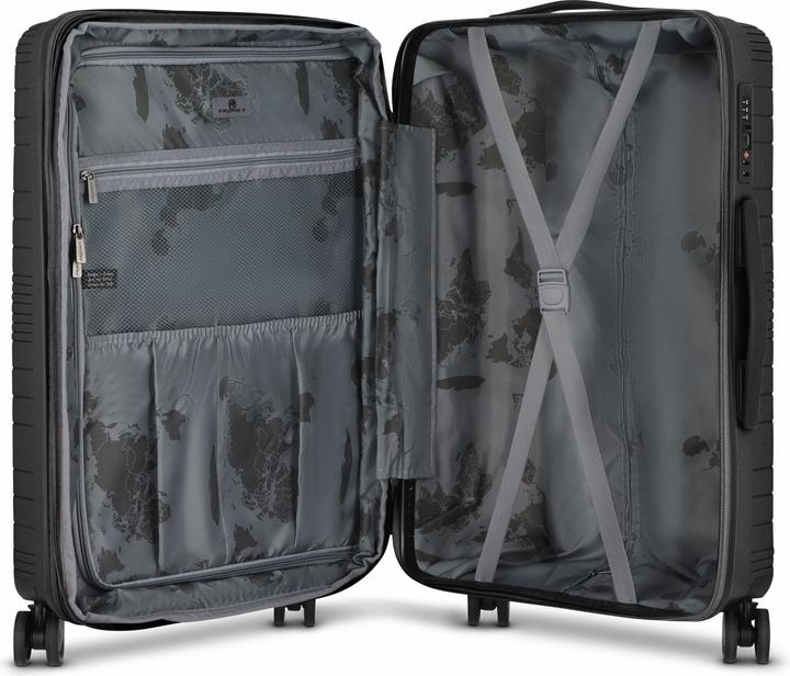 Actual product image Franky Dallas 3.0 4-wheel trolley M 65 cm with stretch fold (74 l, M (50 - 90l))