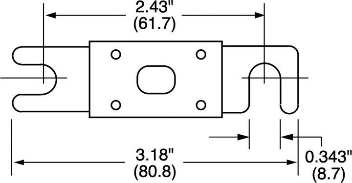 Actual product image TBS Electronics ANL / CNN E - Fuse 300A/80V - M10