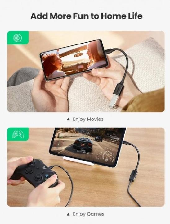 Produktbild Ugreen USB-C auf USB 3.0 Adapter Konverter (USB Typ C, USB-A)