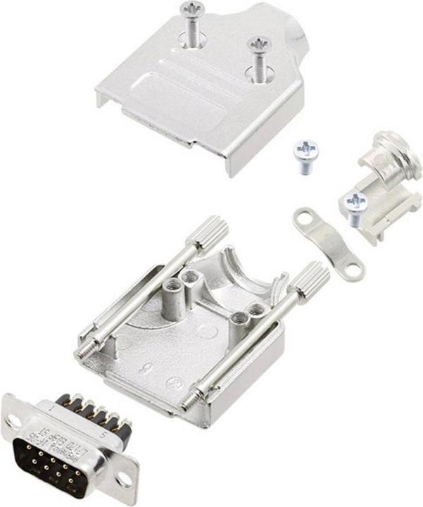 Image du produit Amphenol L17MHDM25+L717DB25PST Kit de connecteurs mâles SUB-D 180 ° Nombre de pôles (num) : 25 S