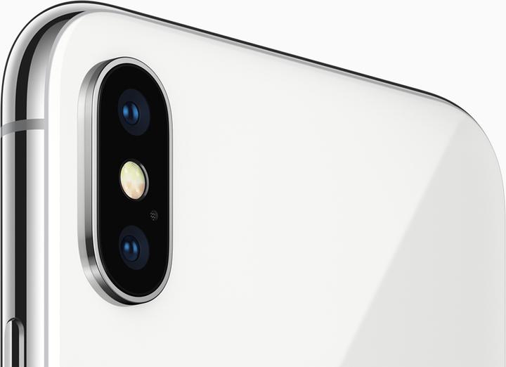 Actual product image Apple iPhone X (64 GB, Silver, 5.80", 12 Mpx, Single SIM, A / Like new)
