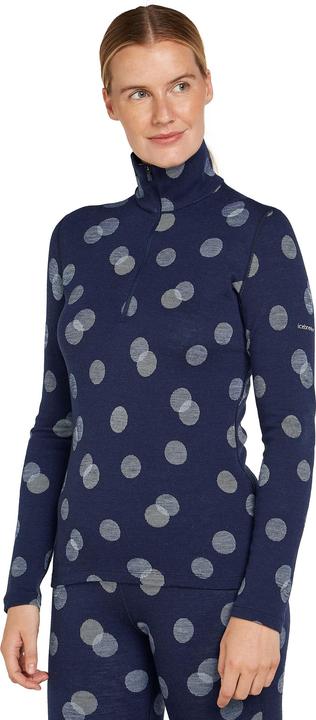 Immagine prodotto Icebreaker Donna 260 Vertex L/S Mezza Zip Falling Flakes (XS)