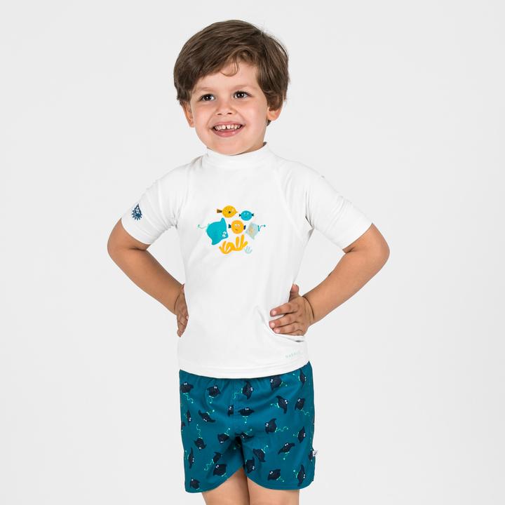 Actual product image Nabaiji Schwimmshorts Baby/Kleinkinder - Manta dunkelblau (5, 6)