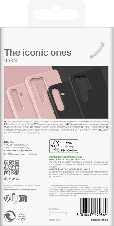 Actual product image Puro Backcover (Samsung Galaxy S25)