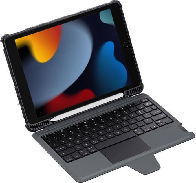 Nillkin case with keyboard for Ipad 10.2 " (Black) (Eng. Int., iPad 2019 (7. Gen))