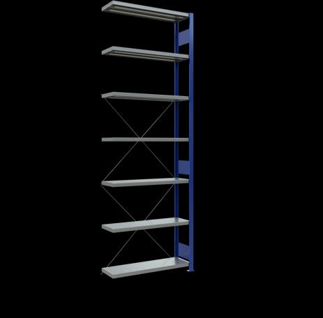 Actual product image Schulte Lagertechnik MULTIplus250 boltless bay system with cross brace