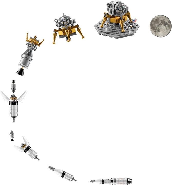 Immagine prodotto LEGO Saturno V Apollo della NASA (92176, LEGO Ideas, Set LEGO rari)