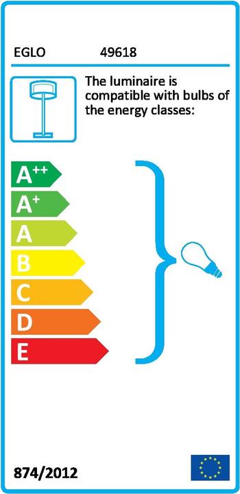 Energy Label EGLO Covaleda (E27)