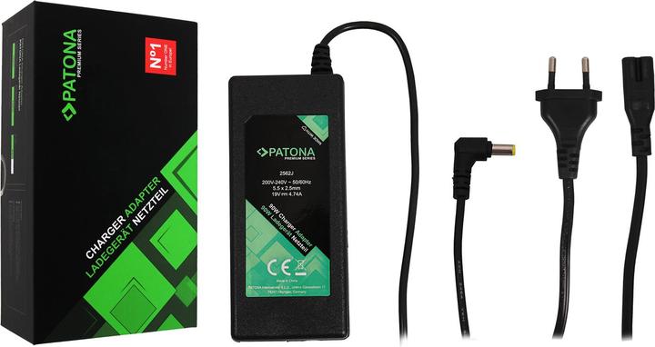 Actual product image Patona Premium Power Supply 19V 4,74A 90W f. Acer Aspire/Travelmate/Extensa/Medion PA-1900-05 (90 W)