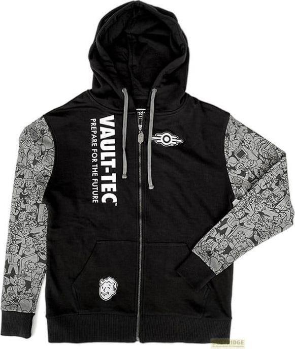 DEVplus Fallout Kapuzenpullover mit Reissverschluss Vault-Tec Grösse S (S)