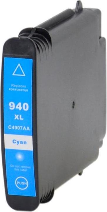 Immagine prodotto Hermex Cartucce di ricambio compatibili HP 940XL C 4907 AE Level Chip ciano 28ml (C)