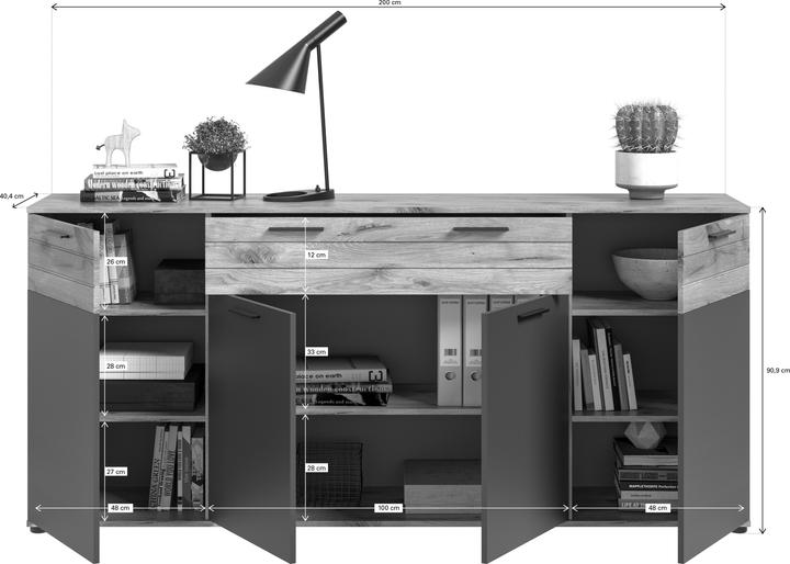 Immagine prodotto Xonox Home Mason (344 x 40 x 200 cm)