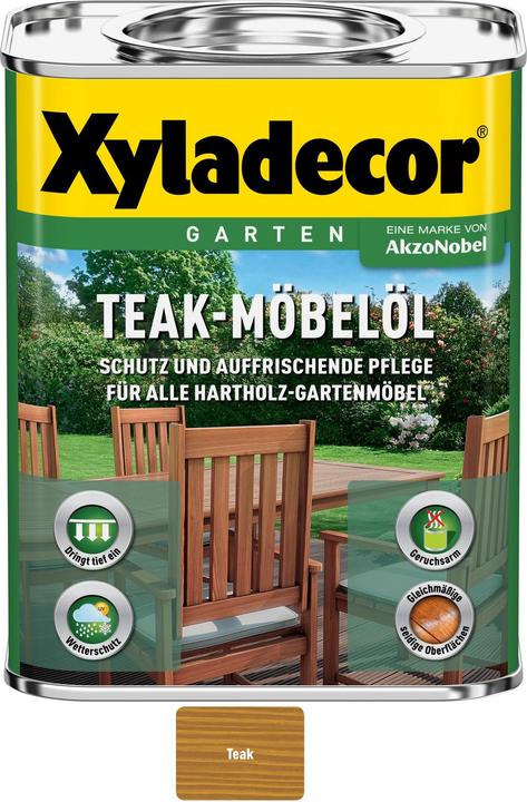 Produktbild Xyladecor Teak Möbelöl (Teak, 0.75 l)