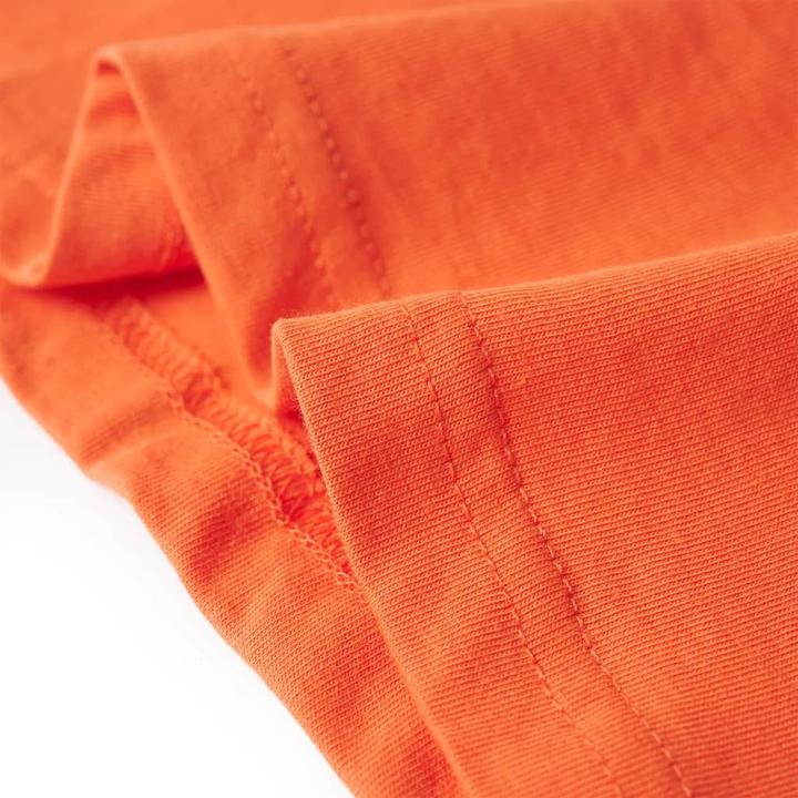 Actual product image VidaXL Children's T-shirt light orange 116,Material: 100 (116)