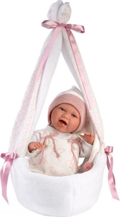 Produktbild Llorens Babypuppe mit Hängewiege