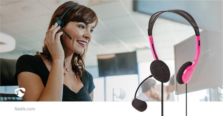 Image du produit Nedis Casque pour PC Bandeau 2 fiches 3,5 mm (Filaire)