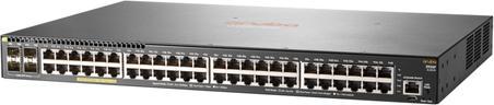Image du produit HPE Aruba 2930F 48G PoE+ 4SFP, Géré, L3, Gigabit Ethernet (10/100/1000), Conn (48 ports)