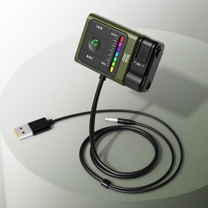 Actual product image Other Computer Accessory Blue Star BLUE STAR transmitter FM bluetooth Equalizer BT64 black