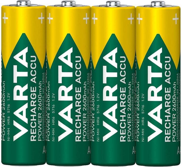 Image du produit Varta Recharger Accu Power (4 pcs, AA, 2600 mAh)