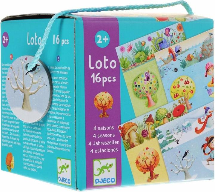 Actual product image Djeco Lotto 4 Seasons (Multilingual)