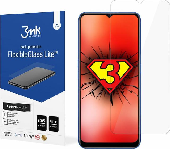 Actual product image 3MK FlexibleGlass Lite Display Film (1 Piece, Oppo A5 (2020))