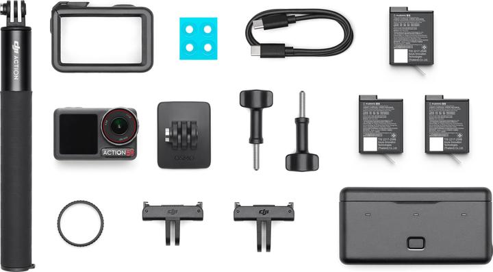 Produktbild DJI Osmo Action 5 Pro Adventure Combo (120p, WLAN, Bluetooth)