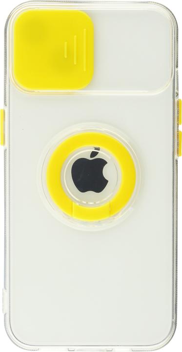 Actual product image PhoneLook Coque Caméra clapet avec anneau jaune (Apple iPhone 14 Plus)