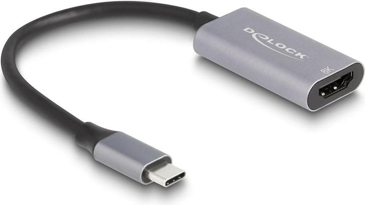 Image du produit Delock Adaptateur USB Type-C vers HDMI (DP Alt Mode) 8K avec HDR (USB-C, 15 cm)