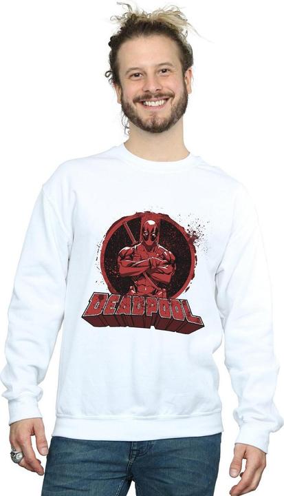 Image du produit - Sweat DEADPOOL CROSSED ARMS LOGO - Homme (3XL)
