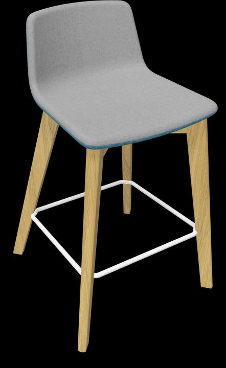 Grey, light blue melange, White, Ash natural light grey stained