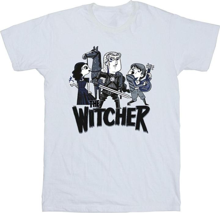 Produktbild Netflix The Witcher Team Illustrated TShirt (L)