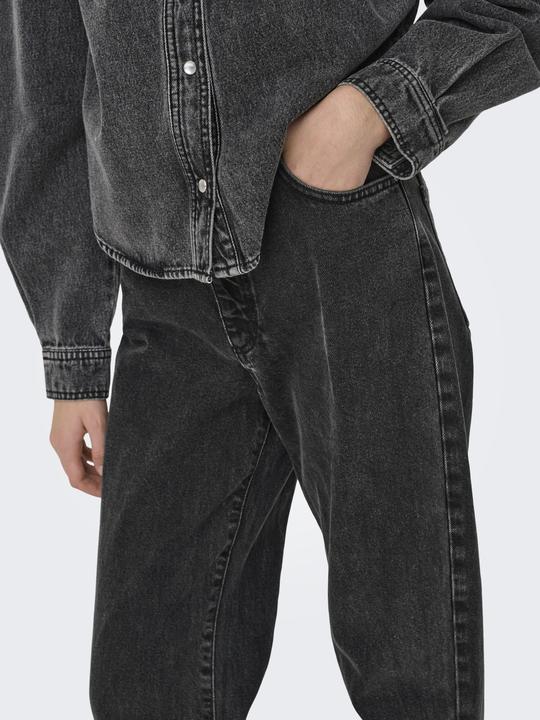 Produktbild Only Weiter Beinschnitt Säume zum Umschlagen Jeans Weit geschnitten jeans (W32/L32)