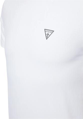 Produktbild Guess Herren T-Shirt Caleb Hero V-Ausschnitt 2er-Pack Weiss (XXL)