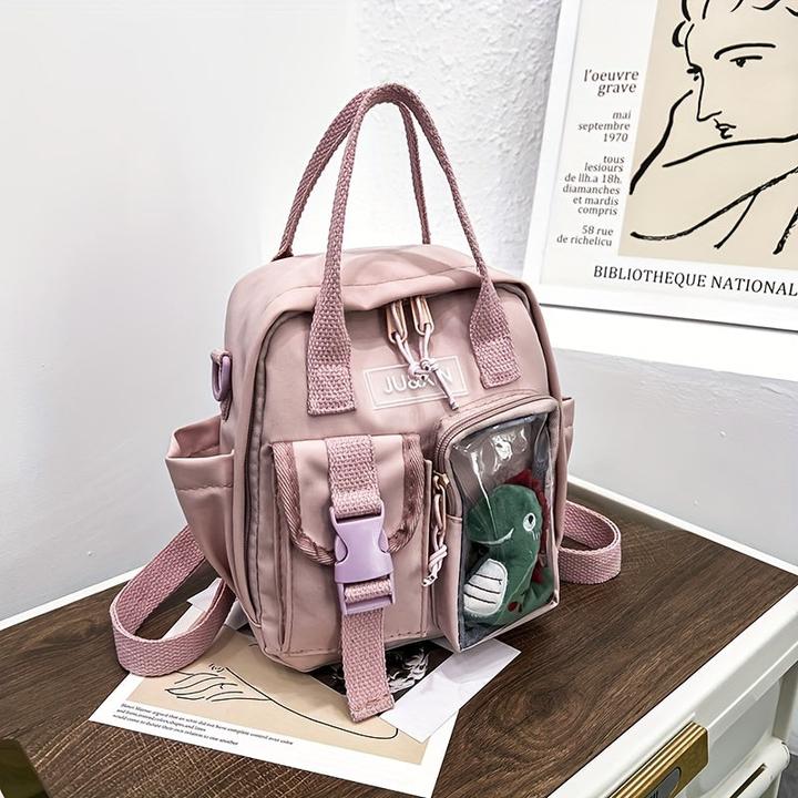 Produktbild Only-Bags.Store Mini niedlich Dinosaurier Rucksack, solide Farbe Mode lässig einfache einzigartige Rucksack