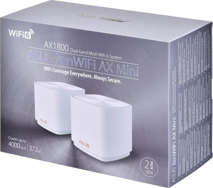 Actual product image ASUS Mesh system ZenWiFi AX Mini (XD4) 2 Pack