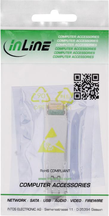 Image du produit InLine Module SFP+ fibre optique 1310nm monomode avec prises LC, 10km, 10Gb/s