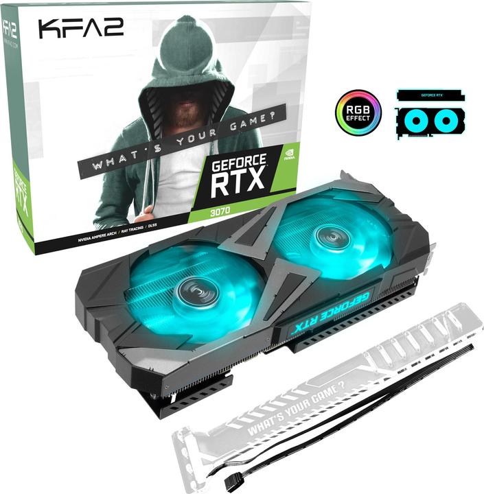 Produktbild KFA2 GeForce RTX 3070 EX LHR (8 GB)