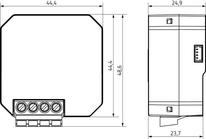Actual product image Theben Eu 1 S Rf Knx (Heating actuator)