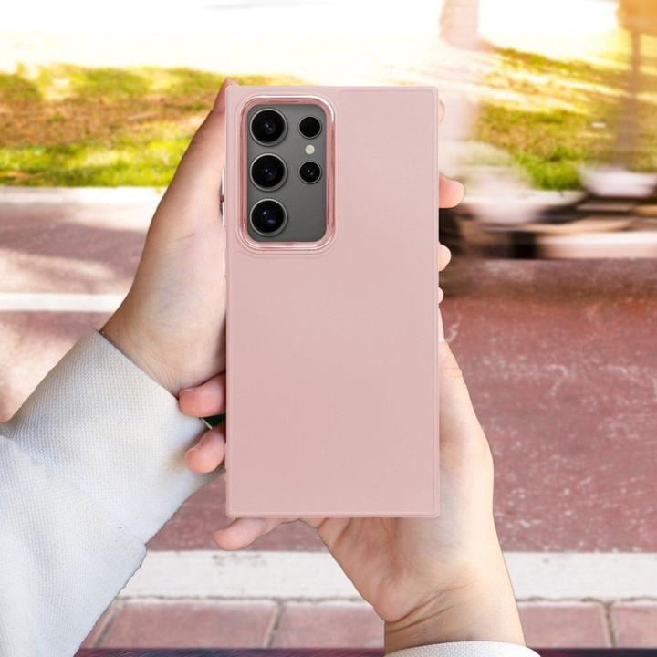 Produktbild OEM Back panel cover FRAME Case for SAMSUNG S24 Plus powder pink (Samsung Galaxy S24+)
