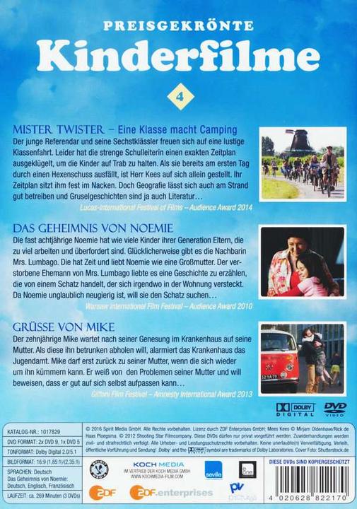 Actual product image Plaion Award winning children movies 4 (DVD, 2016, German)