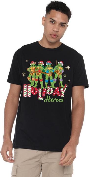 Immagine prodotto Teenage Mutant NT Holiday Heroes Maglietta Natale Uomo (XXL)